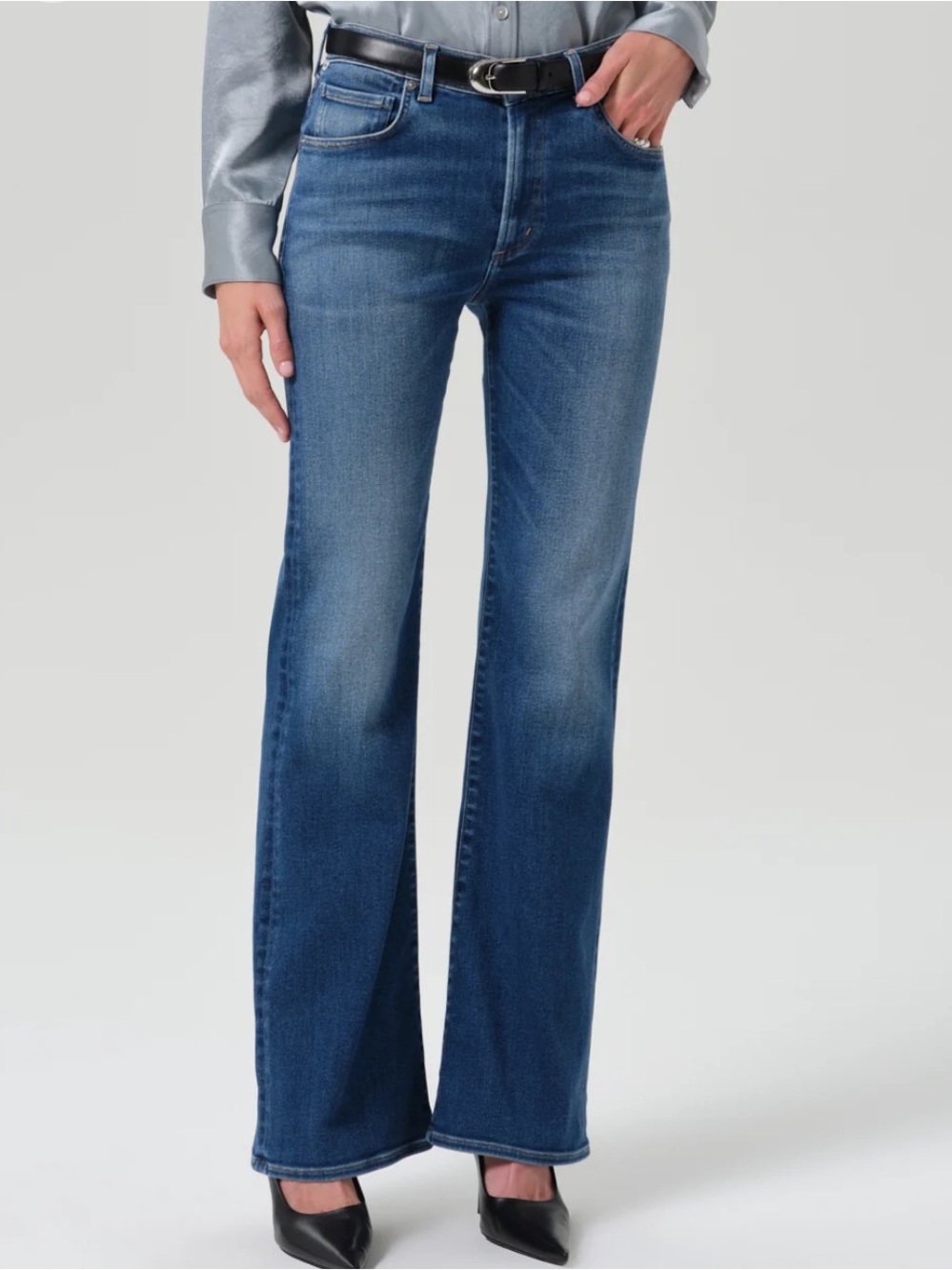 Citizens Of Humanity Lilah High Rise Bootcut Jeans in Augusta